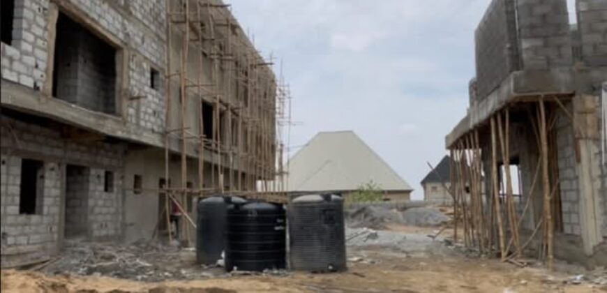 4-Bedroom Terrace Duplex (Carcass Level) for Sale | Sabon Lugbe, Abuja